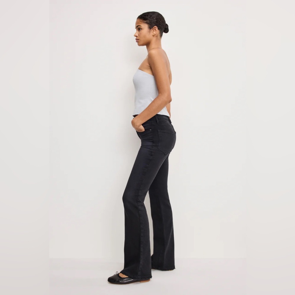 Good American Classic Bootcut Jeans in Black- Size 29 - Picture 2 of 10